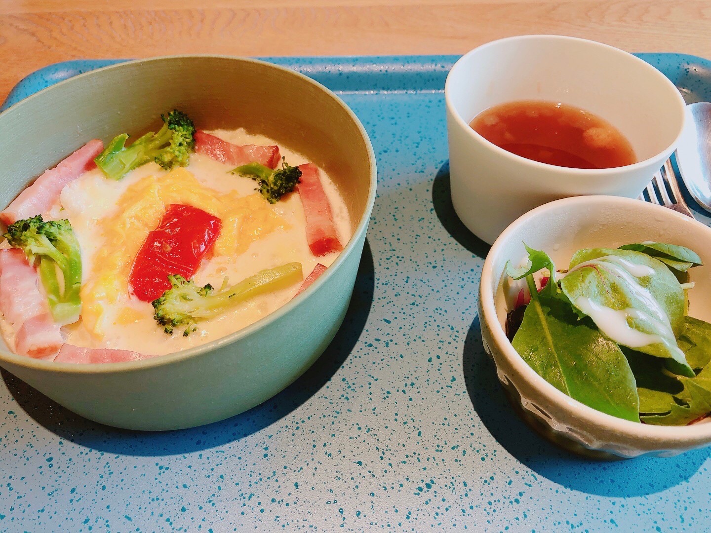 OMO東京大塚、チーズリゾットの朝食